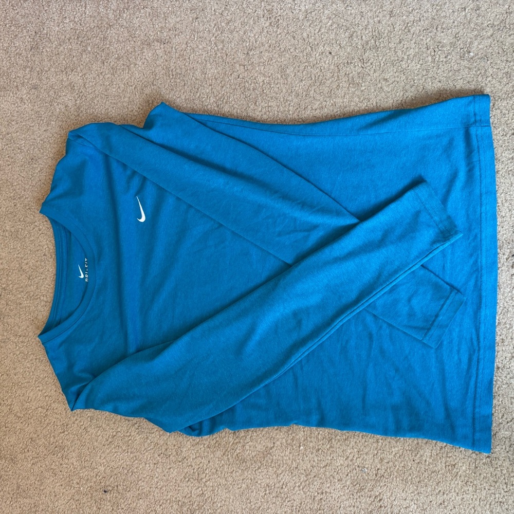 Nike Blue Long Sleeve Shirt